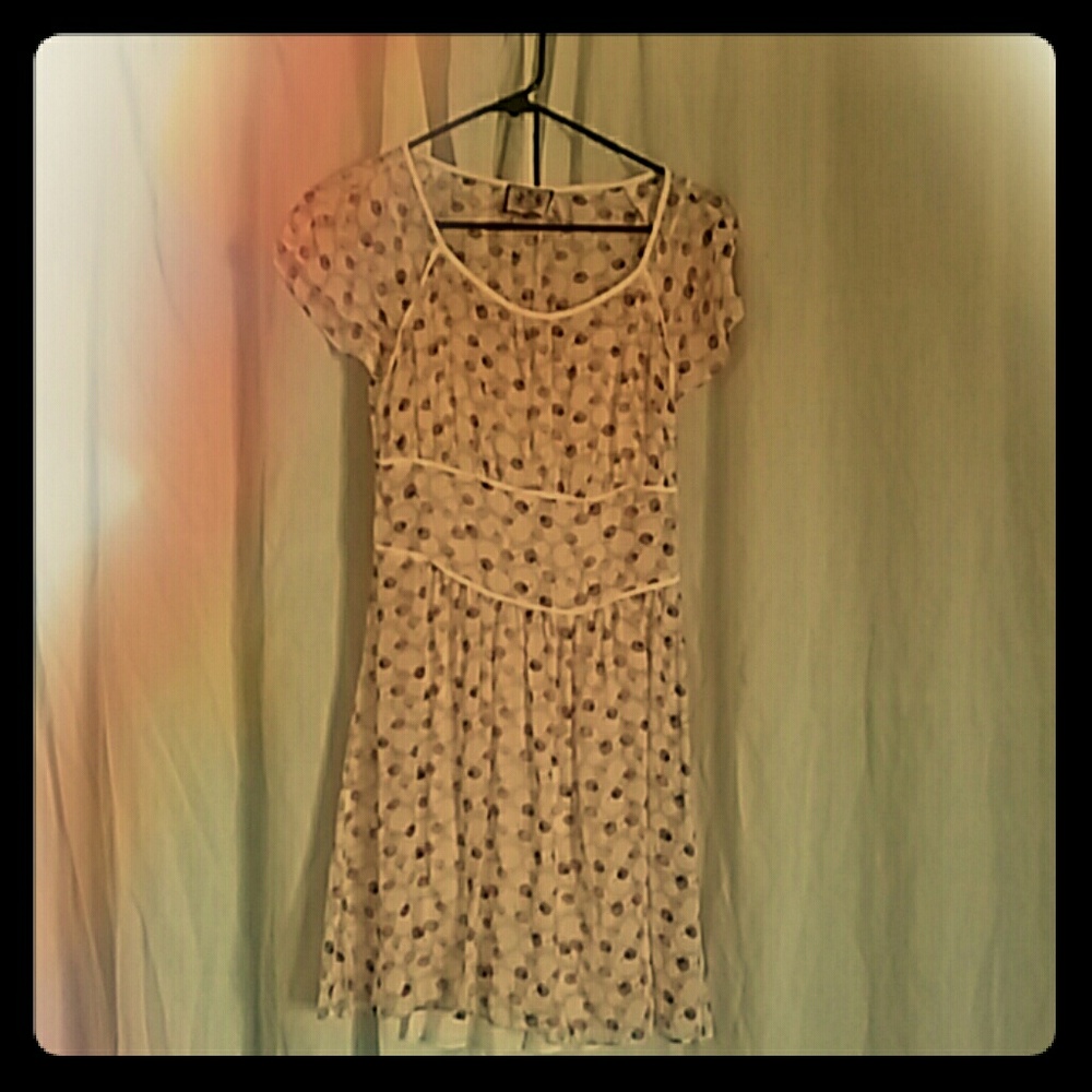Juicy couture scoupneck silk baby doll dress